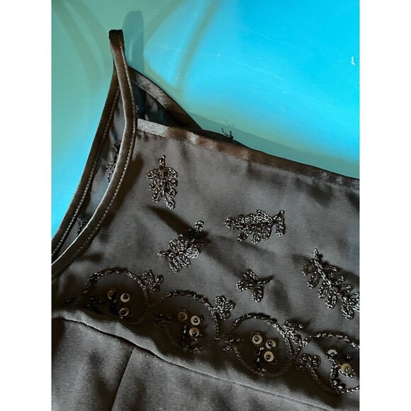 Jones New York Formal / Semi-Formal Dress Sz 4 Sleeveless Spaghetti Strap Black - Picture 8 of 8